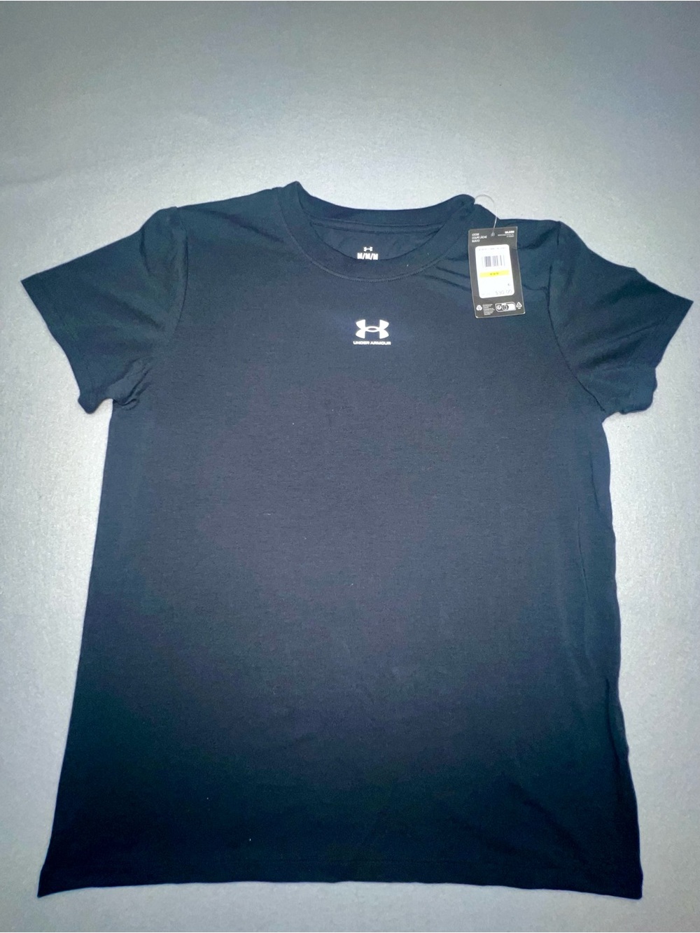 Under Armour Rival Core Short Sleeve T-Shirt (Black, Women's Medium, NWT)